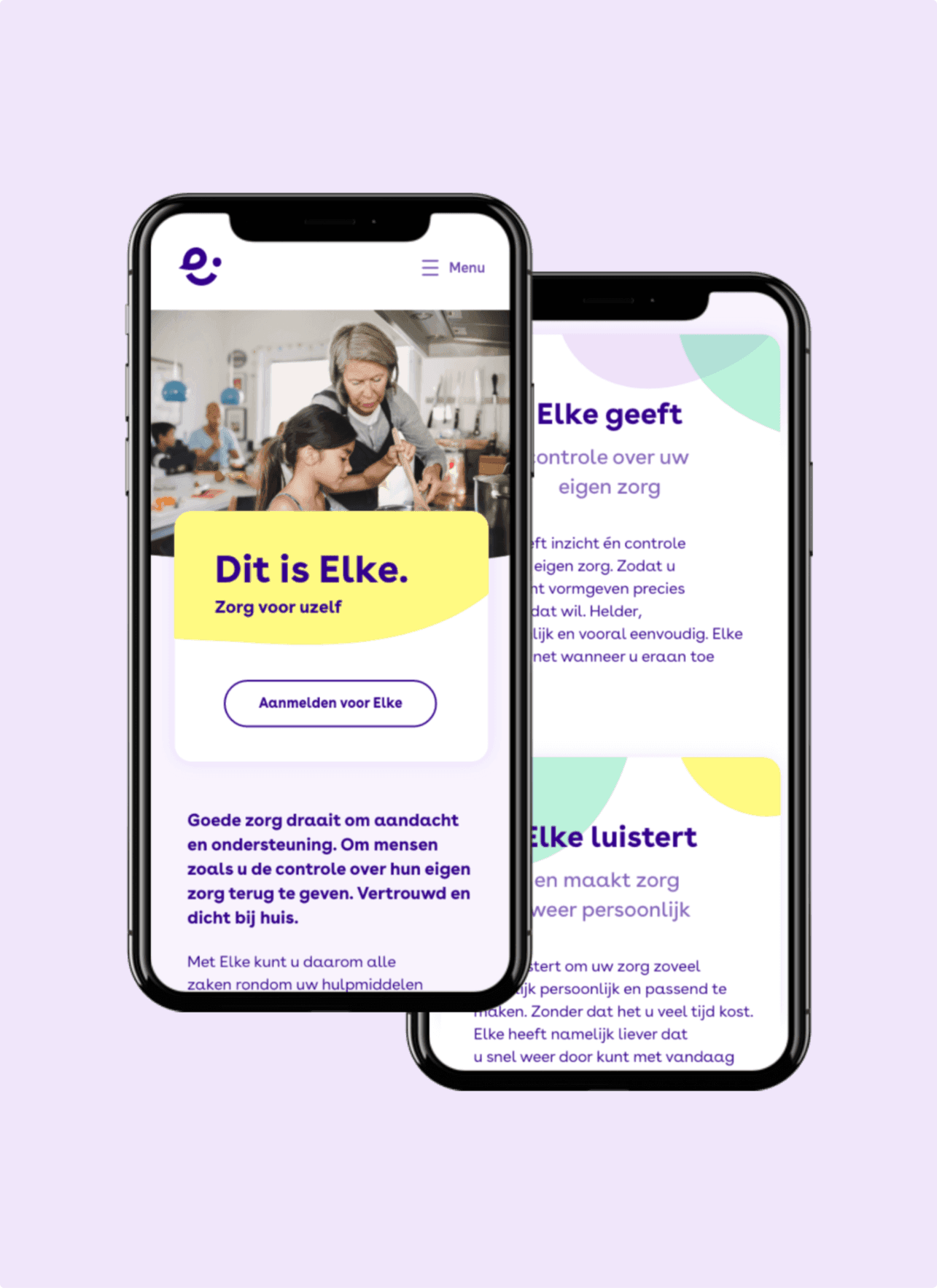 Elke mobile website